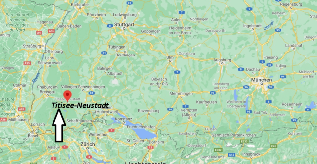 Wo liegt Titisee-Neustadt