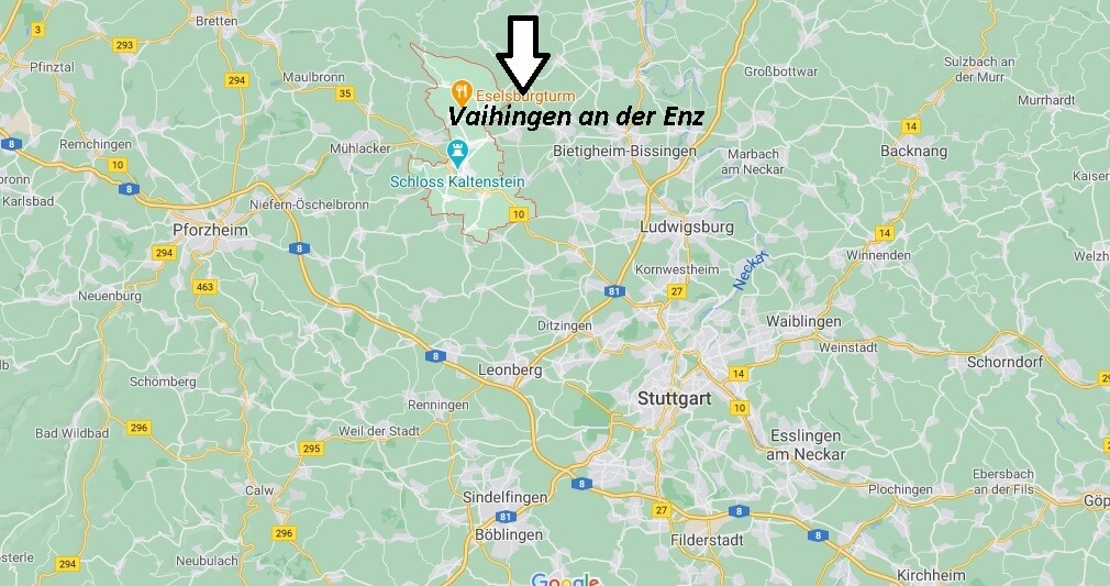 Wo ist Vaihingen an der Enz (Postleitzahl 71665)
