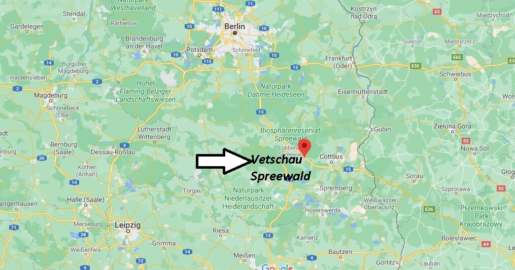 Wo ist Vetschau Spreewald (Postleitzahl 03226)
