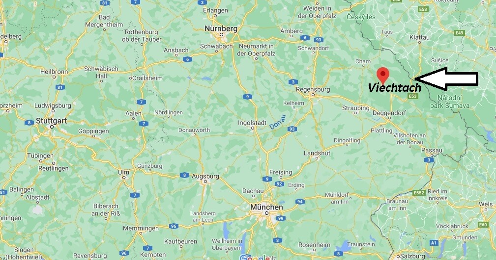 Wo ist Viechtach (Postleitzahl 94234)