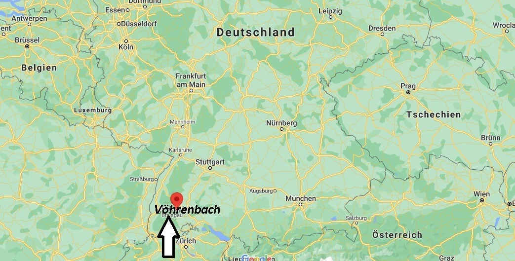 Wo ist Vöhrenbach (Postleitzahl 78147)