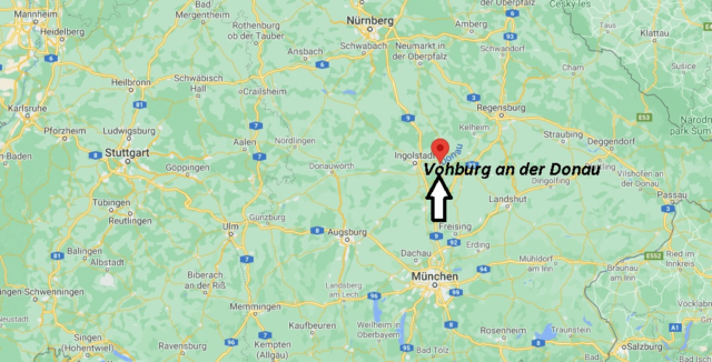Wo liegt Vohburg an der Donau