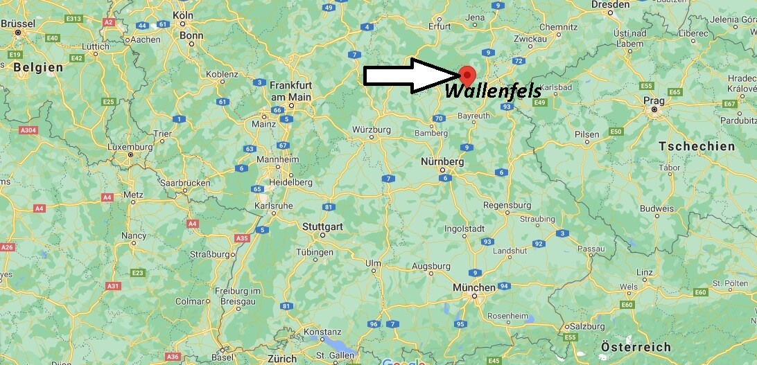 Wo ist Wallenfels (Postleitzahl 96346)