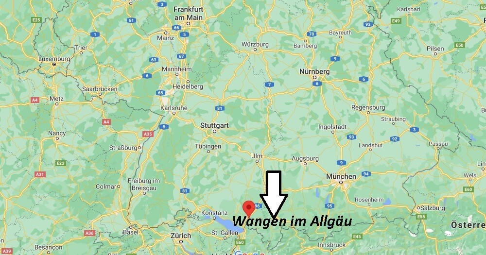 Wo ist Wangen im Allgäu (Postleitzahl 88239)