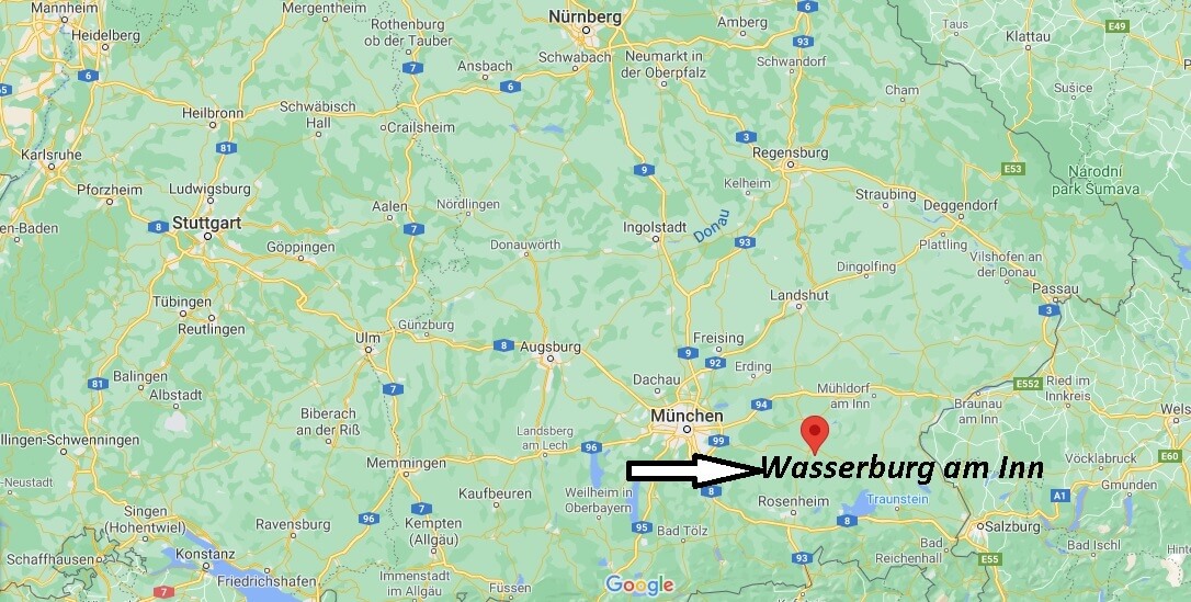 Wo ist Wasserburg am Inn (Postleitzahl 83512)