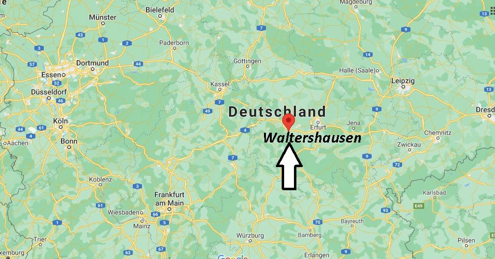Wo liegt Waltershausen