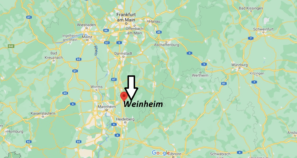 Wo liegt Weinheim