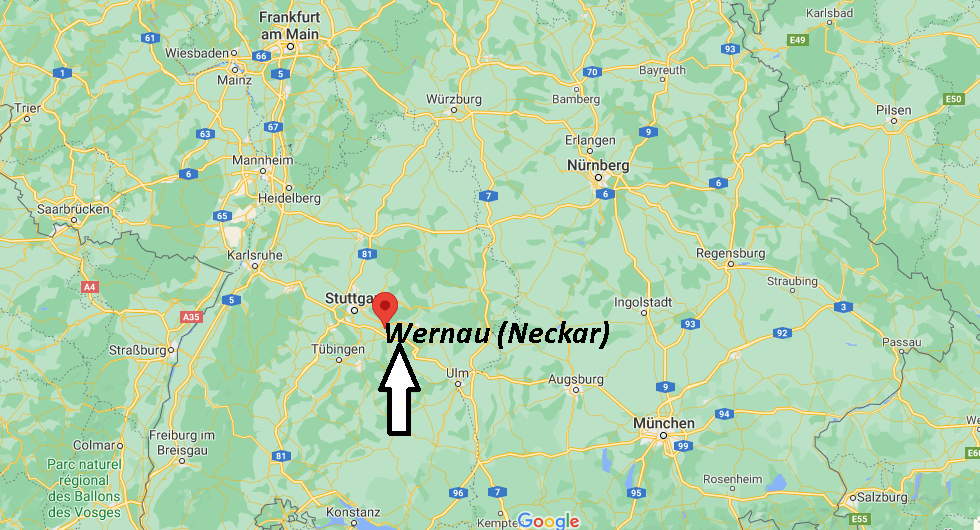 Wo ist Wernau (Neckar) (Postleitzahl 73249)