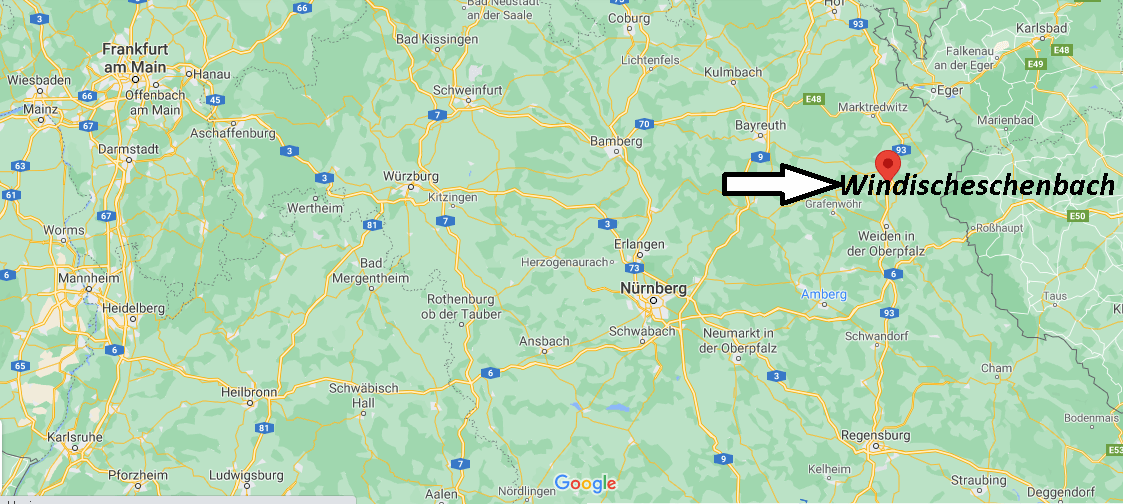 Wo ist Windischeschenbach (Postleitzahl 92675)