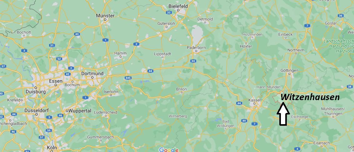 Wo ist Witzenhausen (Postleitzahl 37213)