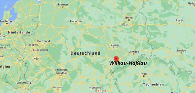 Wo liegt Wilkau-Haßlau