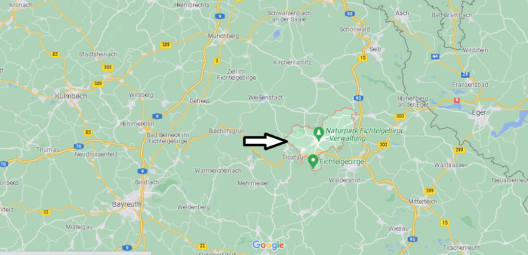 Wo ist Wunsiedel (Postleitzahl 95632)