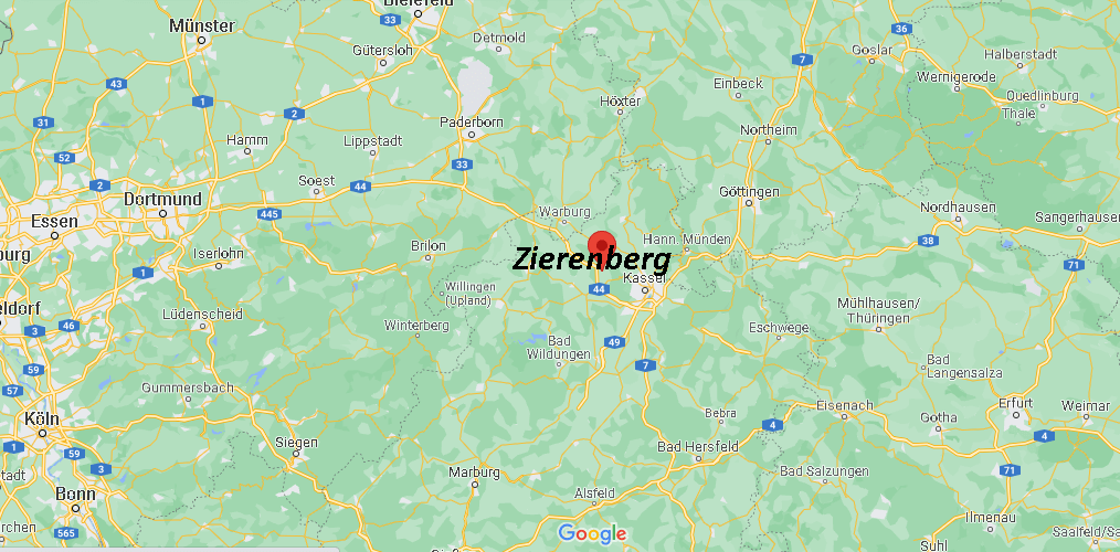 Wo ist Zierenberg (Postleitzahl 34289)