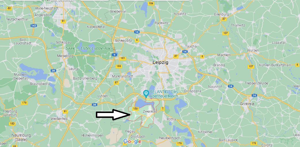 Wo ist Zwenkau (Postleitzahl 04442)