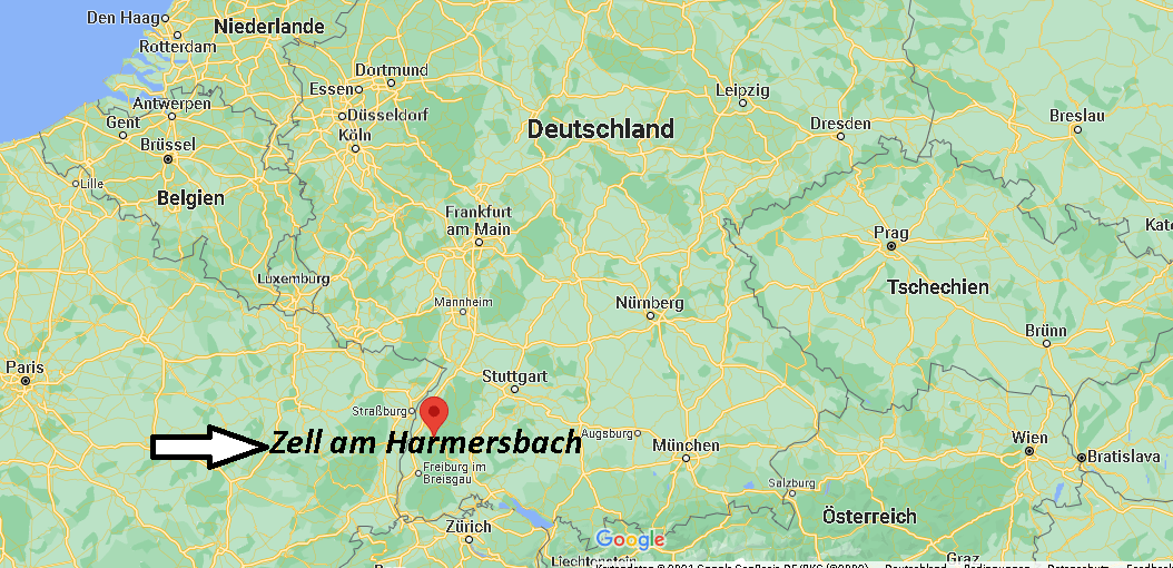 Wo liegt Zell am Harmersbach
