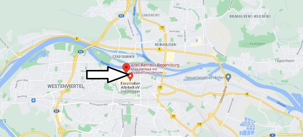 Wo liegt Altes Rathaus Regensburg