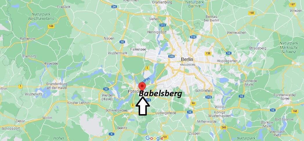 Wo liegt Babelsberg