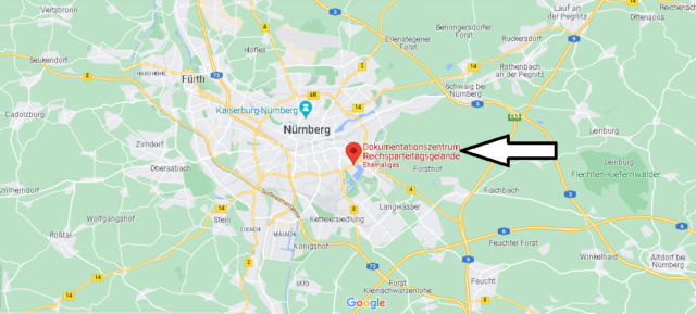 Wo liegt Dokumentationszentrum Reichsparteitagsgelände