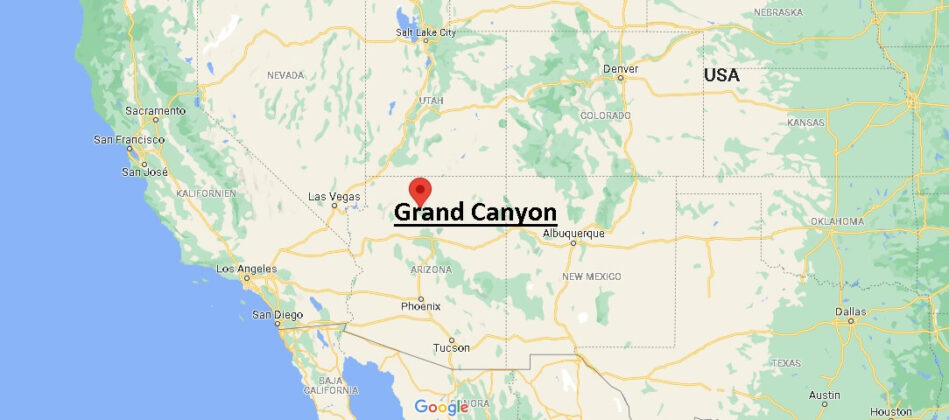 Wo liegt der Grand Canyon? Wo ist der Grand Canyon | Wo Liegt