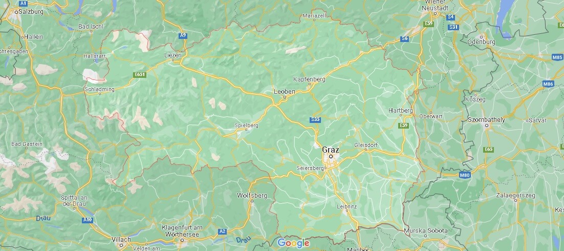 Wo genau liegt die Steiermark
