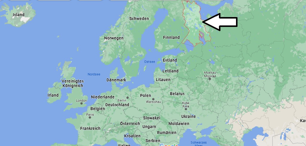Wo liegt Karelien