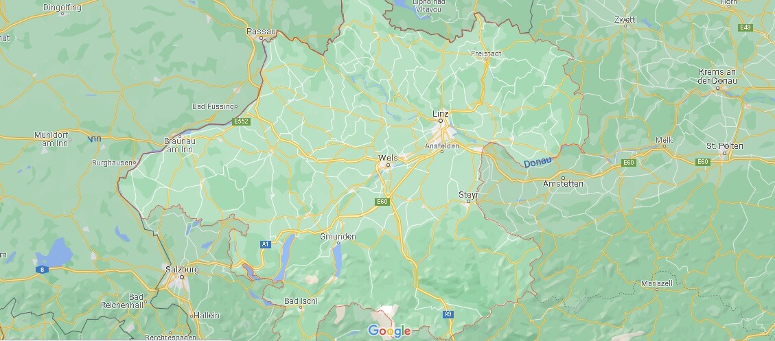 Wo liegt Oberösterreich
