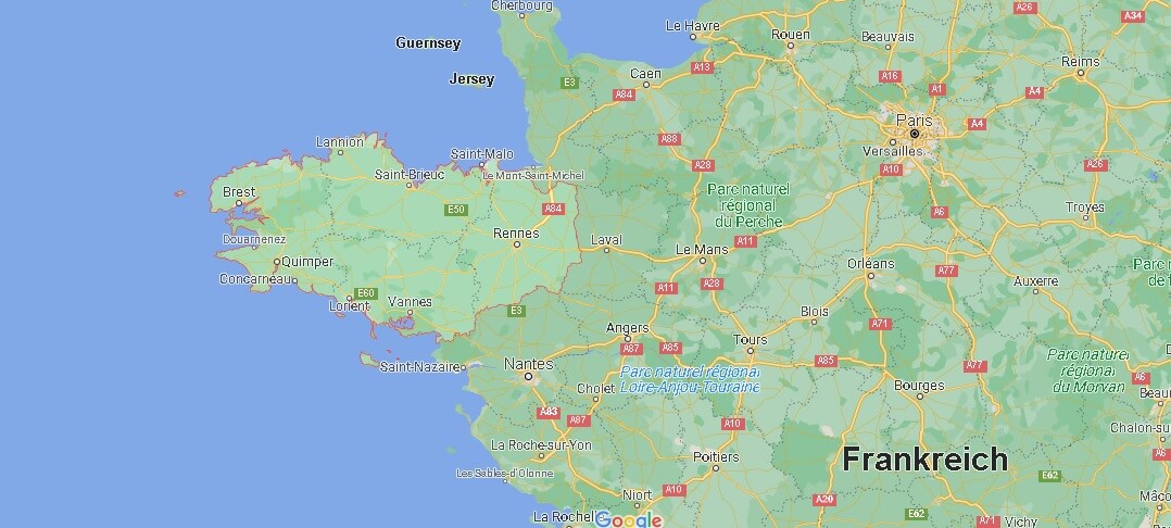 Wo genau ist die Bretagne