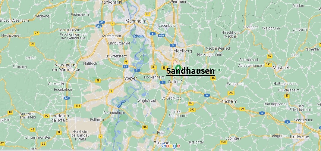 Wo ist Sandhausen