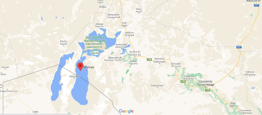 In welcher Zone liegt der Aralsee