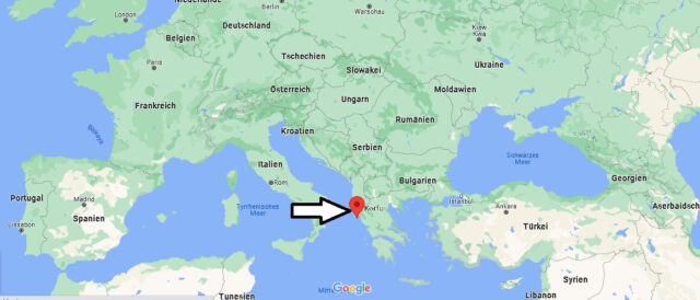 Wo liegt Korfu