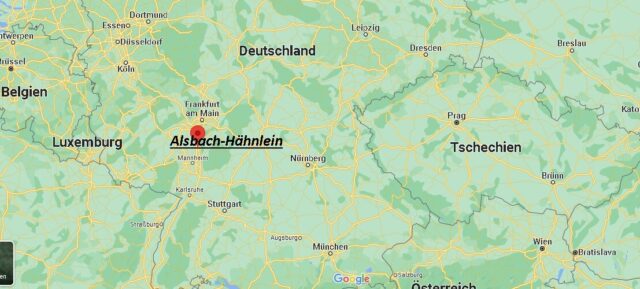 Wo liegt Alsbach-Hähnlein
