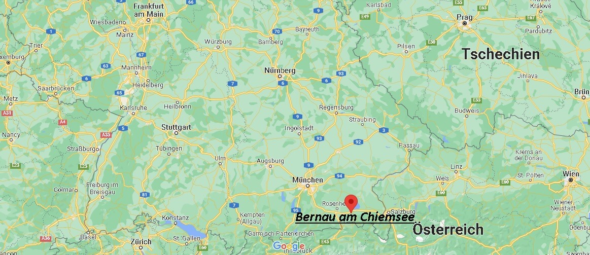 Wo liegt Bernau am Chiemsee