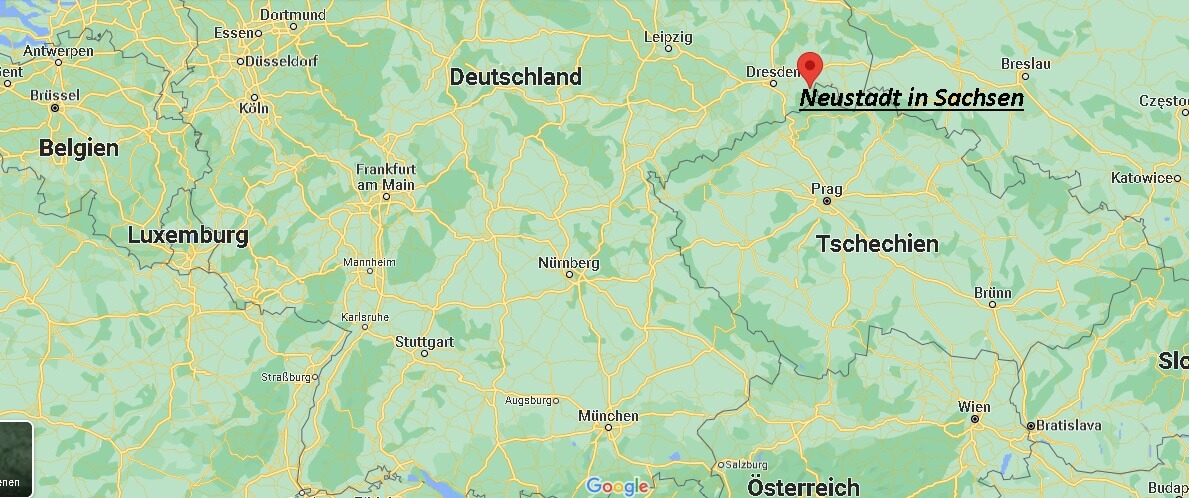 Wo liegt Neustadt in Sachsen