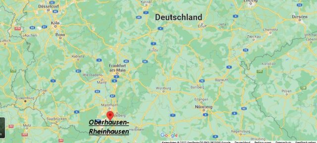 Wo liegt Oberhausen-Rheinhausen