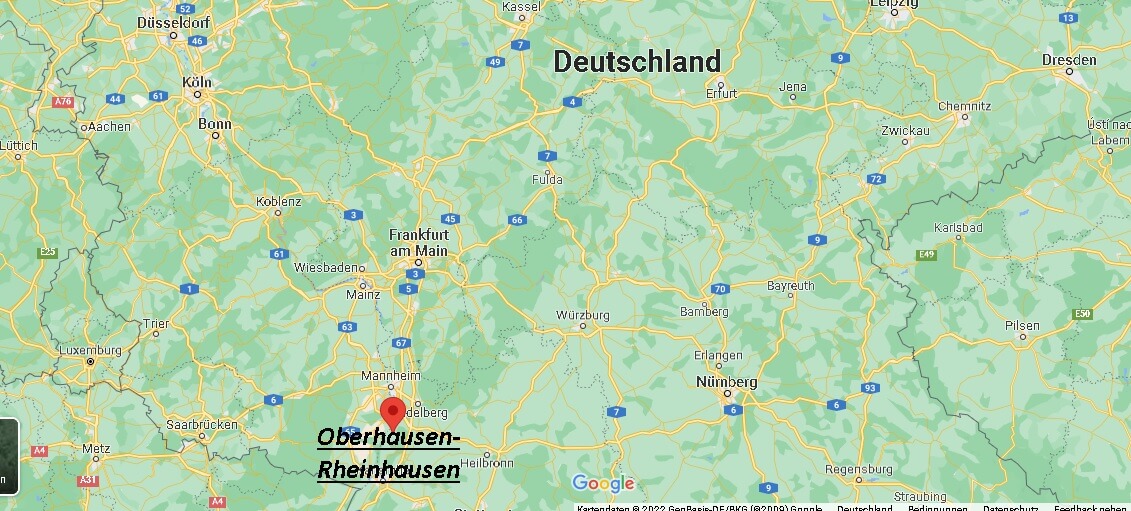 Wo ist Oberhausen-Rheinhausen
