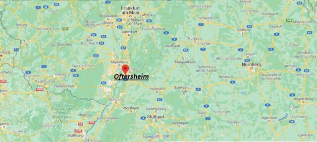 Wo liegt Oftersheim