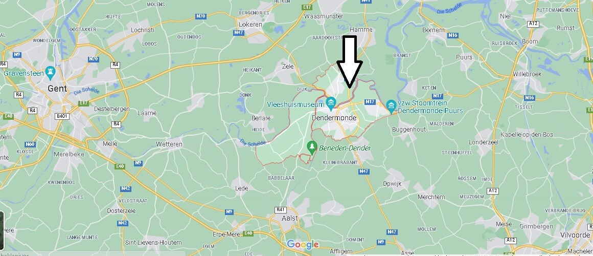 Wo ist Dendermonde