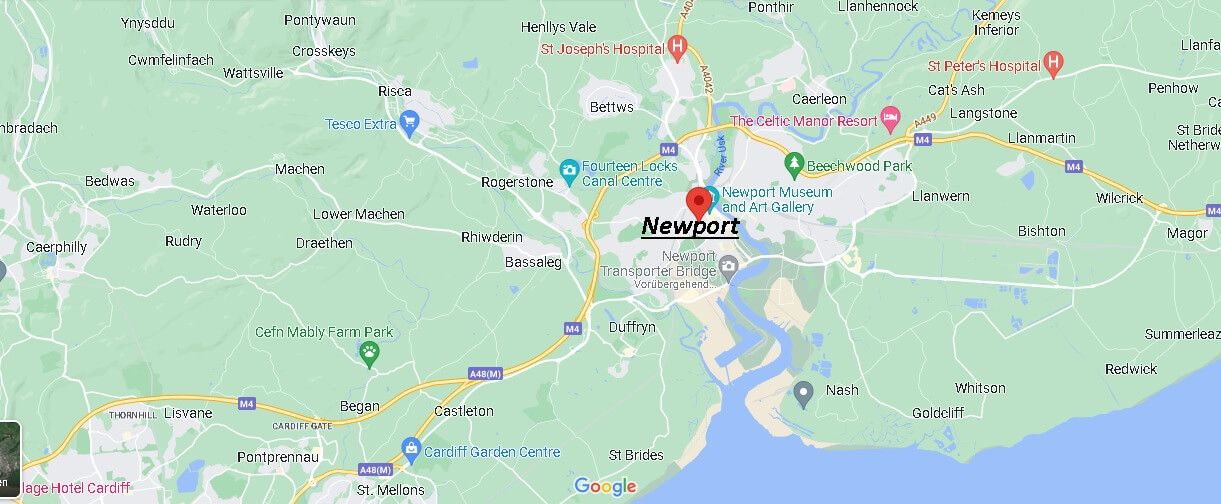 Wo ist Newport Vereinigtes Königreich