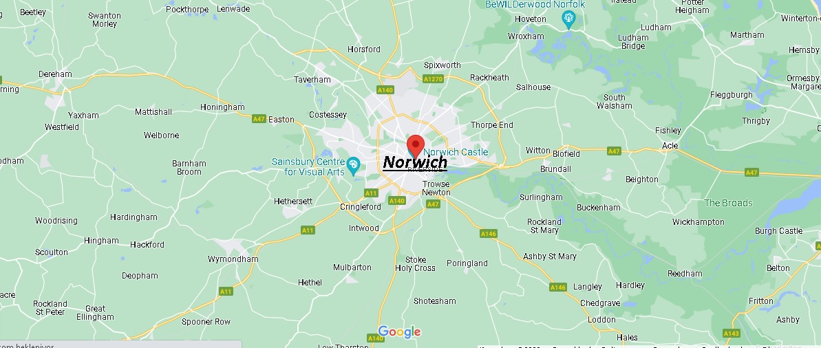Wo ist Norwich