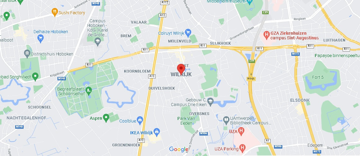 Wo ist Wilrijk