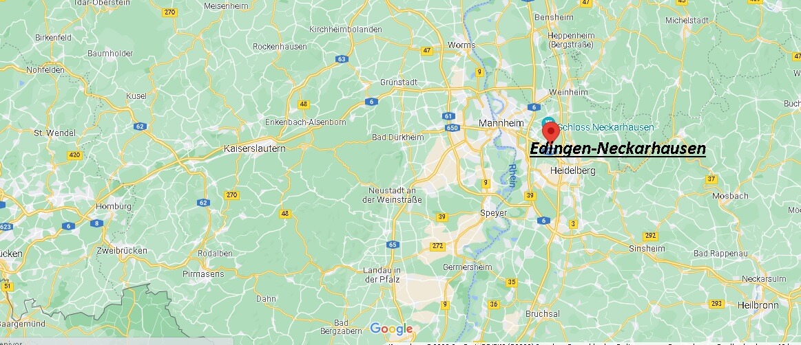 Wo liegt Edingen-Neckarhausen