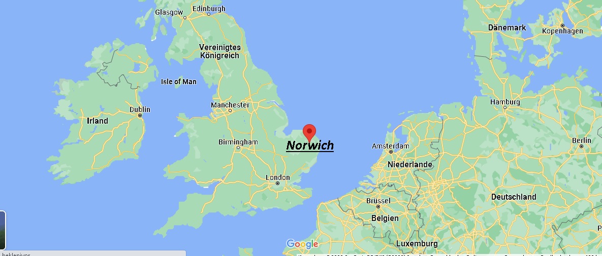 Wo liegt Norwich