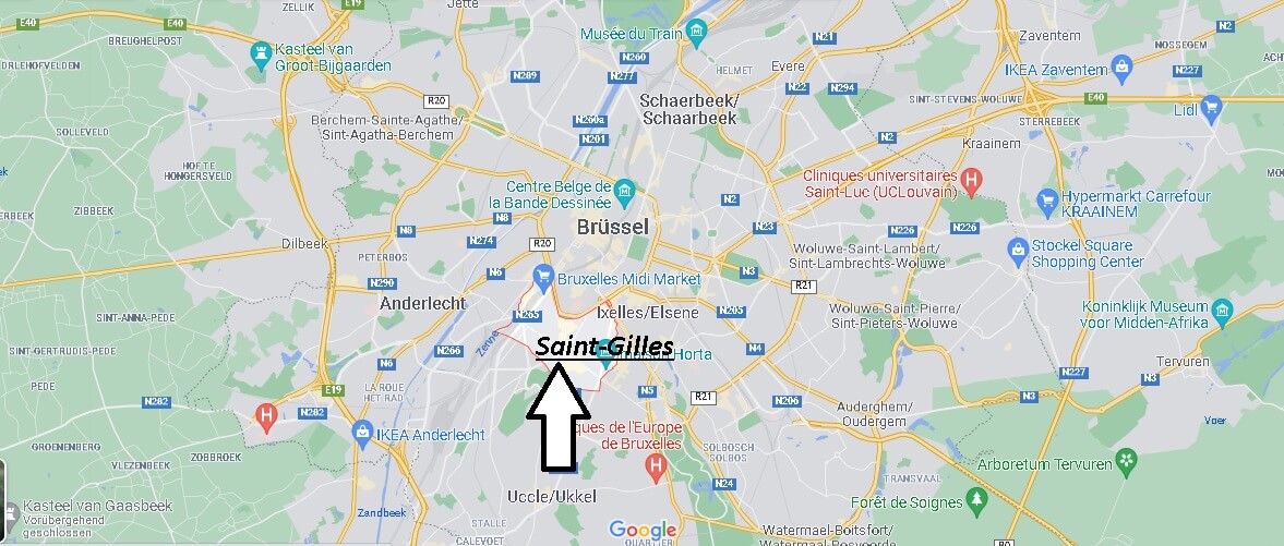 Wo ist Saint-Gilles