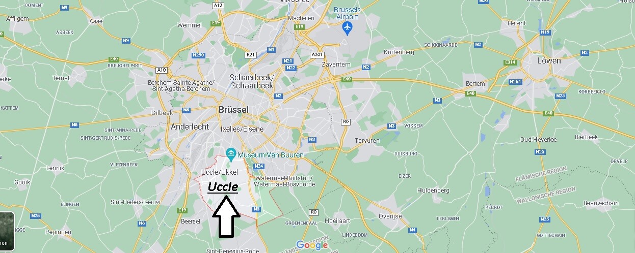 Wo liegt Uccle