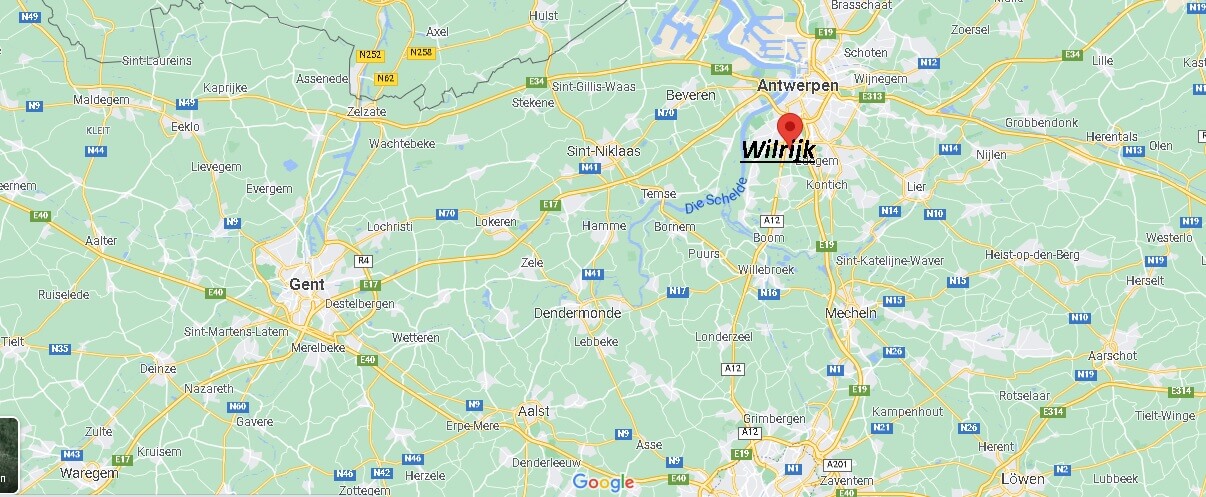 Wo ist Wilrijk