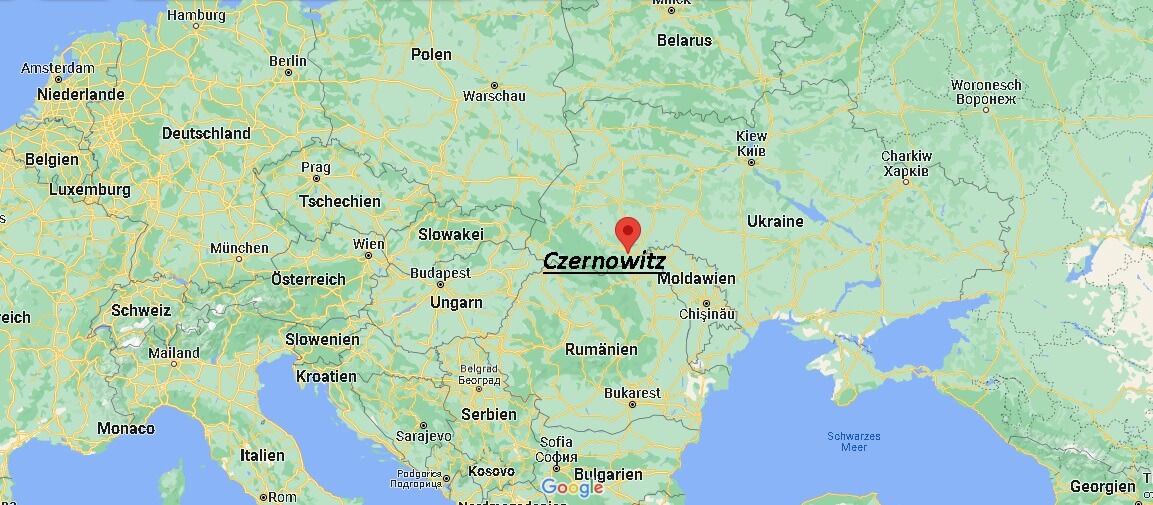 Wo liegt Czernowitz
