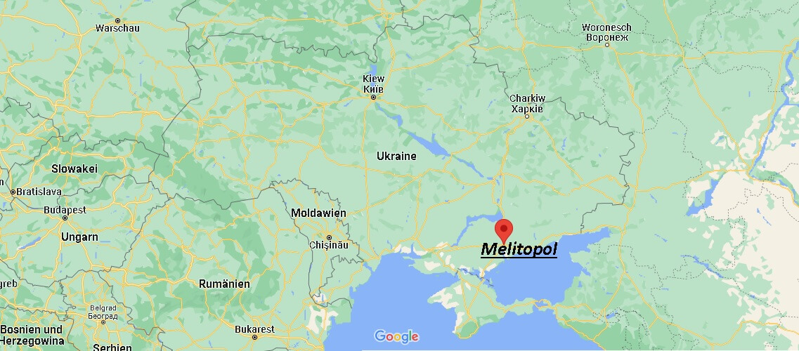 Wo liegt Melitopol