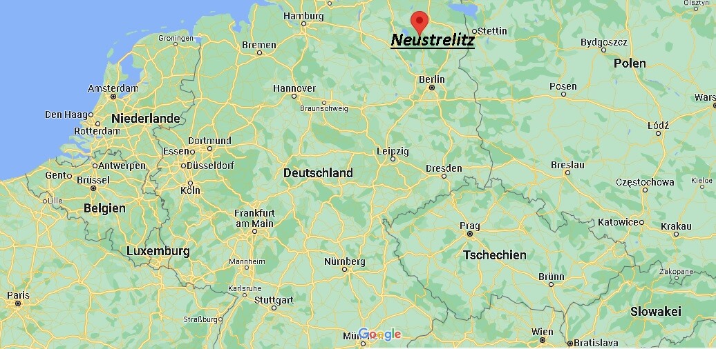 Wo liegt Neustrelitz