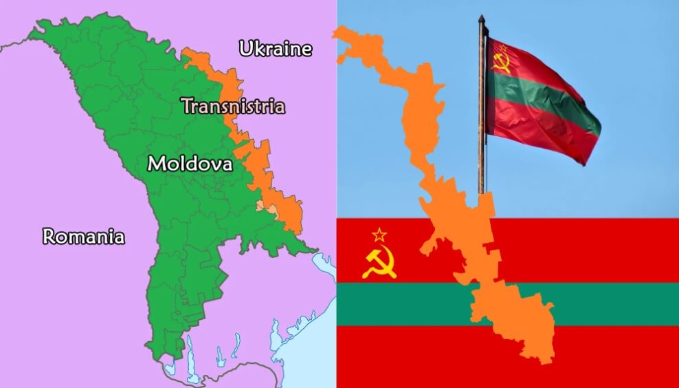 Wo liegt Transnistrien