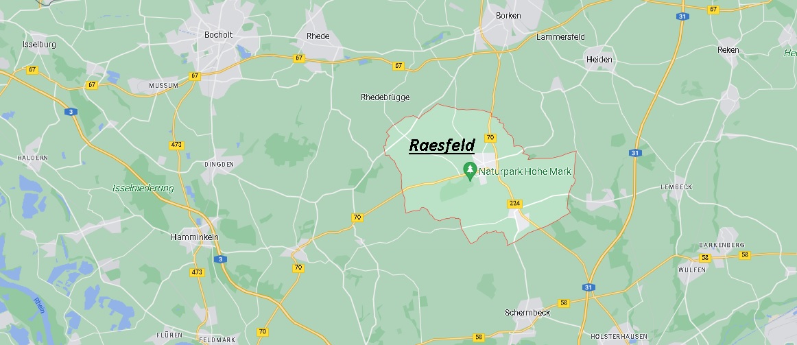 In welchem Bundesland liegt Raesfeld